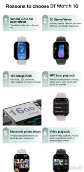 Nové inteligentné hodinky Watch 10 s príslušenstvom - 5