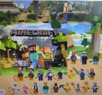 Adventný kalendár - postavičky  Minecraft, Spiderman, Stitch - 5