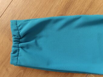 ZATEPLENÉ softshellové nohavice UNUO 104/110 modré - 5