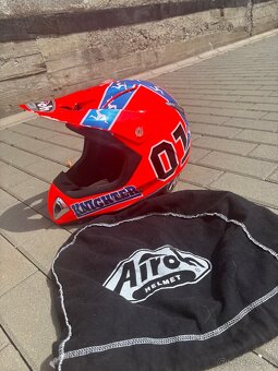 Motocross prilba AIROH Veľ. L 1020g LEPŠIA - 5
