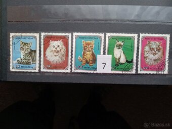 Poštové známky č.424 - FAUNA SVETA I. - 20 ks sérií - 5