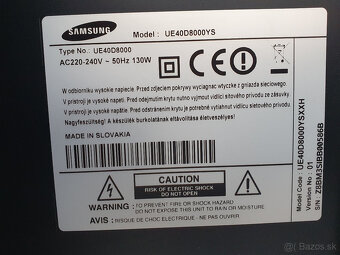 Samsung UE40D8000 8 Series - 40" 3D TV LED - 5