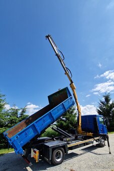 Man Tgl 12.250/KONTEJNER+HYDRAULICKÁ RUKA EFFER/KLIMA,MĚCHY - 5
