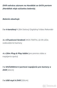 Security set. 4 x kamera. - 5