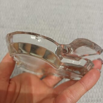 Miska / popolník z lisovaného skla - 5