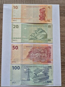 Predám bankovky Kongo - 5