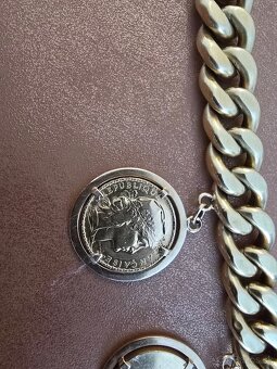 Zlatý náramok 18k a 5 minci 21k - 5