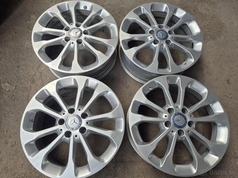5x112 r17 ET38 x 6,5J elektróny originál MERCEDES + snímače - 5