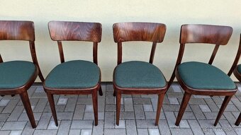 Polstrované jídelní židle THONET 6ks - 5