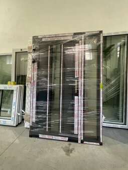 Hliníkové vchodové dvere, anthrazit,nové,top kvalita - 5