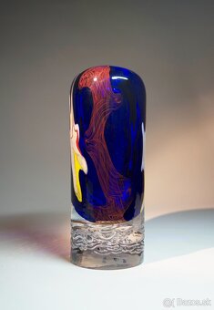 Sklenená váza - B.A.G., Vsetín - 5