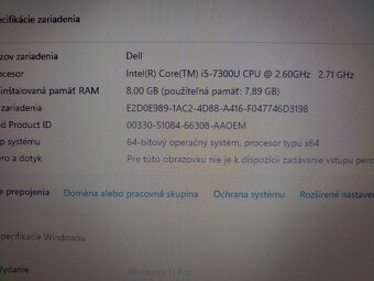 Dell Latitude 7280 , Intel® Core™i5 , 8gb ram , ssd , Win 11 - 5
