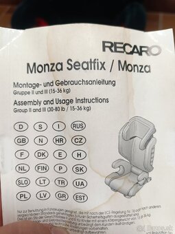 Detská autosedačka RECARO - 5