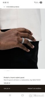 Pandora prsteň veľkosť 60 nový - 5