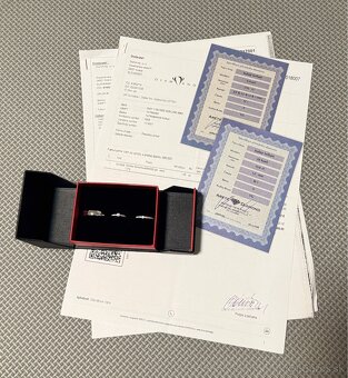 Diamantové prstene, obrúčky + zásnubný, - 5