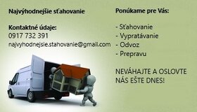 ✅SŤAHOVANIE, VYPRATÁVANIE A PREPRAVA ✅ - MYJAVA A OKOLIE - 5