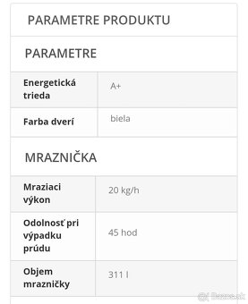 Truhlicový mraziaku Whirpool 311L A+ - 5