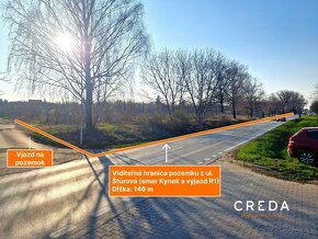 CREDA | prenájom 2 467 m2 pozemok pri hlavnej ceste, Nitra,  - 5