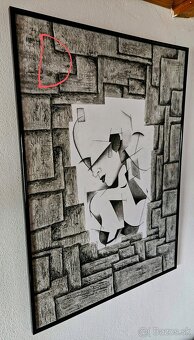 Štrukturálne akrylové obrazy - 5