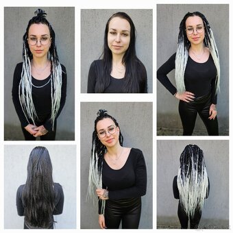 Zapletanie copikov,afro copiky,predlžovanie kanekalonom - 5
