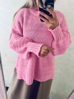 Damsky pulover babypink - 5