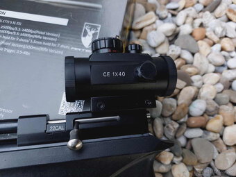 CP2 Artemís CO2 pištol+puška jednom 5,5mm+brok+kolimator CE - 5