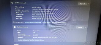 Predám kompletnu PC zostavu HP + LCD 22" + novú klávesnicu - 5