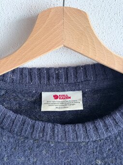 Vlnený sveter Fjallraven Ovik Knit Sweater M Arctic Green - 5