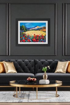 NOLAC - Vlčie maky v Provensálsku olejomaľba - 5