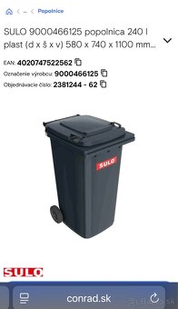 SULO Odpadková bedňa 240 L - 5