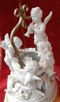 Hrajúci Putti pri Fontáne Capodimonte Taliansko 20 st.porc. - 5