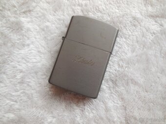 Zapalovac kovovy benzinovy - ako Zippo, Zberatelsky kusok. - 5
