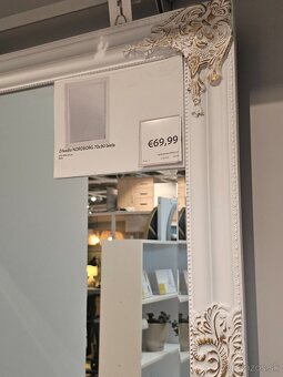 Zrkadlo NORDBORG rozmmer 70x90 biela farba - 5