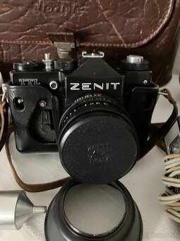 RETRO fotoaparát Zenit TTL s príslušenstvom - 5