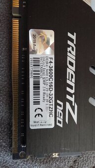 32 GB ddr4 Trident Z NEO - 5