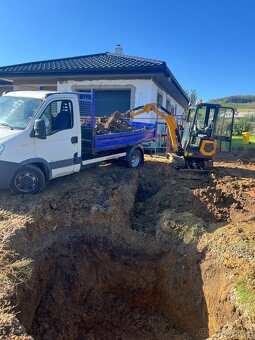 Vykopove práce minibagrom - 5