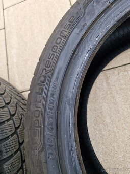 Predám letné pneumatiky Dunlop 245/45R17 - 5