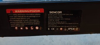 Elektrokolobežka SENCOR, výkon 350 W, dojazd 25 km - 5