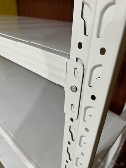 Kovový regal 2m, nosnosť 200kg, 4 Police - 5