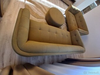 Sedacka 3+2 + taburetka - 5