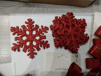 Vianočné ozdoby ČERVENÉ - 5