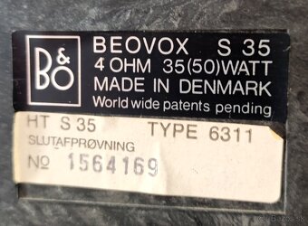Predám tB&O Beovox S35 - 5