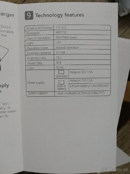 Nový mini prenosný projektor prepojený s mobilom - 5