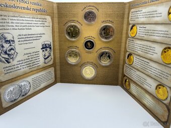 Zlatá minca Beneš, Vznik ČSR Československo Česko zlato - 5