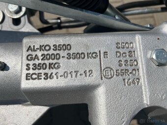 Predám trojnápravový vozík autoprepravník 3,5 T - 5