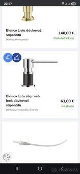 Batéria Blanco Linus-S so sprškou, dávkovač Blanco Lato - 5