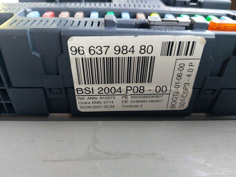 set BSI + riadačka + klúč Citroen C4 2.0hdi 100kw RHR 2008 - 5