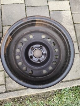 Predám plechové disky R15 5×110 Opel - 5