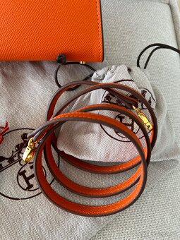 Hermes kelly mini kabelka oranžová - 5