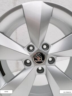 Org Škoda Kodiaq 6,5X17 ET38 5X112 Silber 1238 - 5